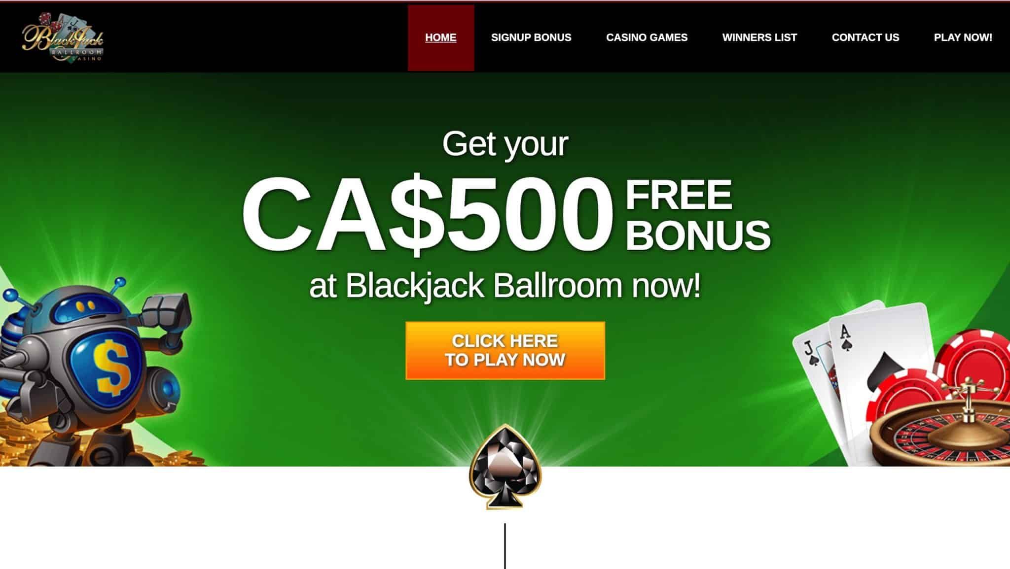Blackjack Deposit Bonus