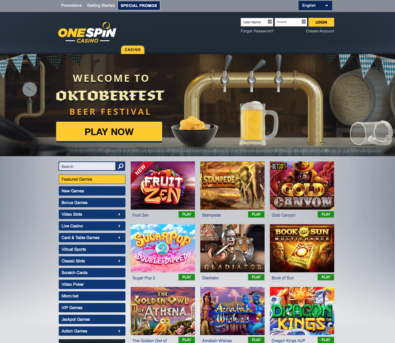 Onespin - It -gambling Casino
